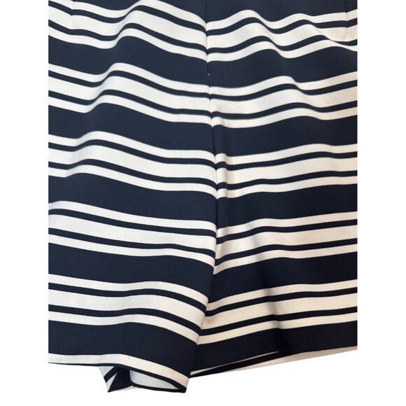 2/$30 ZARA Trafaluc Medium Strapless Navy & White Striped Romper Dress Shorts - Picture 8 of 15